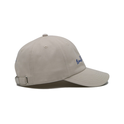 Gorra de béisbol del algodón de Constructured de los 6 paneles con 6 logotipos de los ojeteador y del bordado