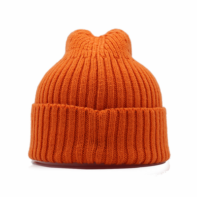El invierno hecho punto moda grande de las lanas del sombrero de la venda espesó el sombrero del jersey del color del caramelo