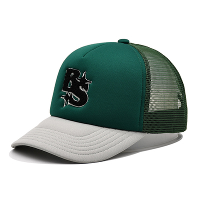 Bordado de la toalla y camionero Mesh Cap All Seasons del algodón de la espuma