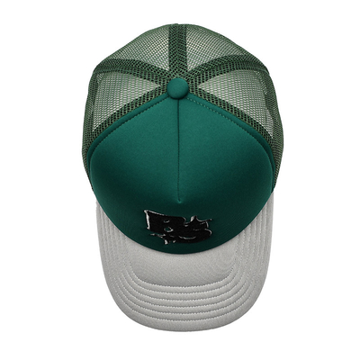 Bordado de la toalla y camionero Mesh Cap All Seasons del algodón de la espuma