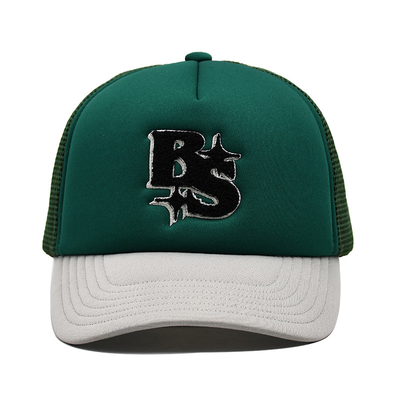 Bordado de la toalla y camionero Mesh Cap All Seasons del algodón de la espuma
