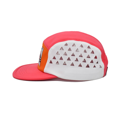 Gorra con lengüeta de pato color patchwork Panel de 5 páginas gorra camper visera plana