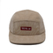 Sombrero Camper de 5 paneles de perfil bajo-medio Tejido de pana de color personalizado