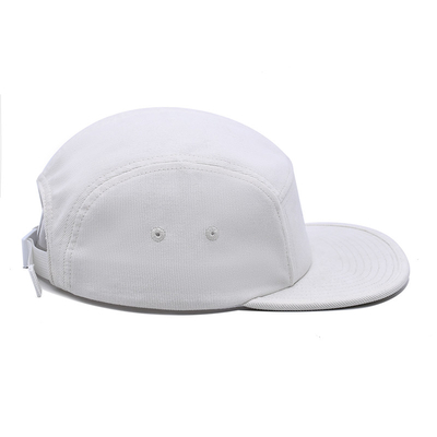 Sombrero de ala plana de 5 paneles con protección solar de moda y sombrero deportivo ajustable para el verano