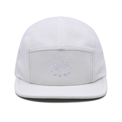 Sombrero de ala plana de 5 paneles con protección solar de moda y sombrero deportivo ajustable para el verano