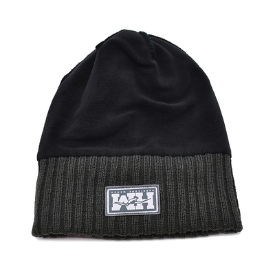 Capa de gorro en blanco con bordado personalizado de tela común de 58 cm