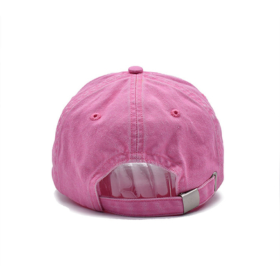 Logotipo personalizado Oval Papa angustiado sombrero bordado Sombreros de béisbol Unisex Lavado