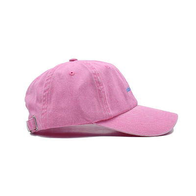 Logotipo personalizado Oval Papa angustiado sombrero bordado Sombreros de béisbol Unisex Lavado