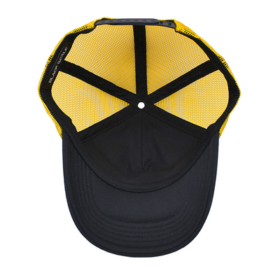 5 Panel de malla de espalda del sombrero del camionero logotipo de bordado personalizado de etiqueta privada gorra de béisbol de espuma