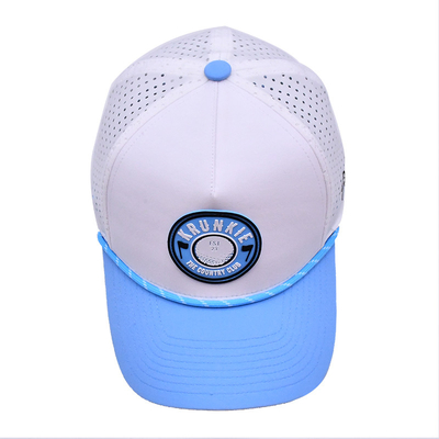 Clásico 5 panel del camionero de la tapa con pequeña curva borde y cierre de retroceso