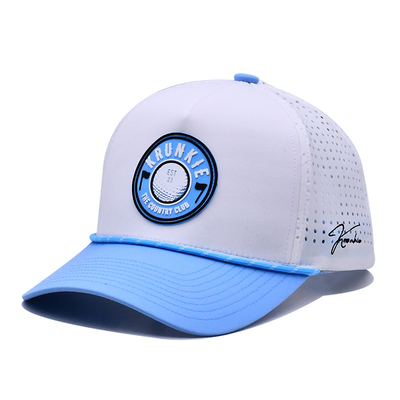 Clásico 5 panel del camionero de la tapa con pequeña curva borde y cierre de retroceso