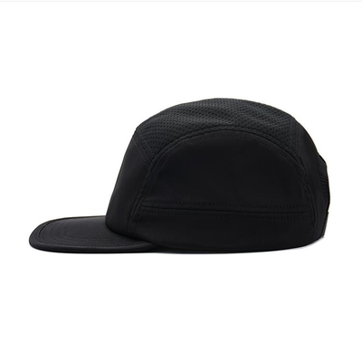 Sombrero de camper personalizado de 5 paneles de 5 paneles de plancha de la cuenta Snap Back Snapback Poliéster Cap