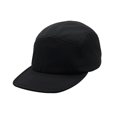 Sombrero de camper personalizado de 5 paneles de 5 paneles de plancha de la cuenta Snap Back Snapback Poliéster Cap