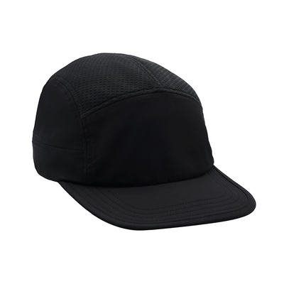 Sombrero de camper personalizado de 5 paneles de 5 paneles de plancha de la cuenta Snap Back Snapback Poliéster Cap