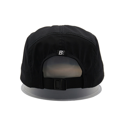 Sombrero de camper personalizado de 5 paneles de 5 paneles de plancha de la cuenta Snap Back Snapback Poliéster Cap