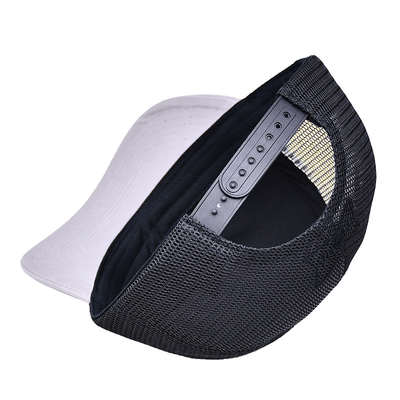 Trendy Classic Trucker Cap con visor pre curvado plástico logotipo de cierre Snapback personalizar Cool