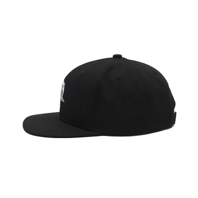 Estilo clásico mayorista logotipo de bordado personalizado de alta calidad 6 Panel Hip Hop tapa plana de borde Snapback