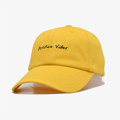 Logotipo de bordado personalizado sombrero de papá gorra masculina mujer gorra de béisbol 100% algodón gorra deportiva no estructurada para adultos