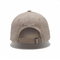 Cosidas reforzadas de algodón sombreros de papá sin estructura hombres simples gorras gorras gorra de béisbol logotipo de bordado plano