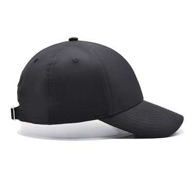 Custom 6 Panel Blank Baseball Cap 58cm Cool suave poliéster rasgado sombrero de papá