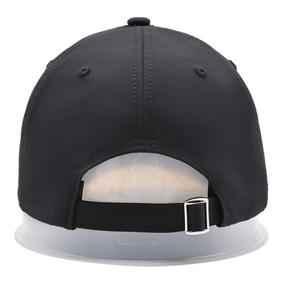 Custom 6 Panel Blank Baseball Cap 58cm Cool suave poliéster rasgado sombrero de papá