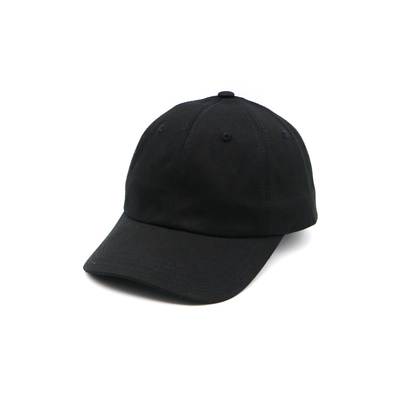 logotipo de bordado deportivo 100% de algodón hombres sin estructura negro de algodón sombrero de papá simple personalizado gorra de béisbol