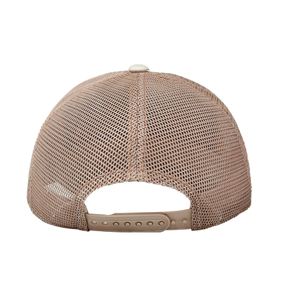 Envase mayorista de malla de algodón personalizado con tapa de camión 5 paneles Impresión a medida Parche bordado visor de sándwich Sombrero de camión de algodón