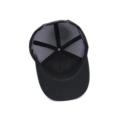 Sombreros de camión de color puro de alta calidad 5 paneles de malla de espalda OEM bordado personalizado 3D Sports Cap Trucker Caps