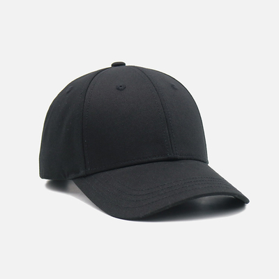 Perfil estructurado con gorra de béisbol de 6 paneles con visera curva y logotipo bordado