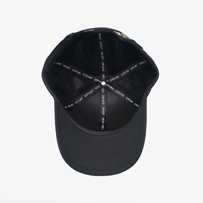 Perfil estructurado con gorra de béisbol de 6 paneles con visera curva y logotipo bordado