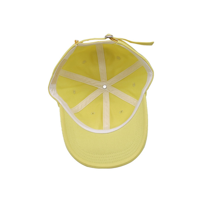 Sombrero de béisbol de algodón personalizable con correa ajustable y costuras a juego