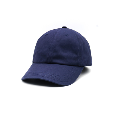 Visor curvo 6 panel Béisbol con logotipo bordado con costuras y costuras reforzadas