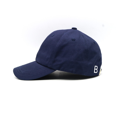 Visor curvo 6 panel Béisbol con logotipo bordado con costuras y costuras reforzadas