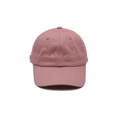 Clásico 6 Panel de algodón Béisbol Cap Visor curvado Cierre ajustable / banda de sudor