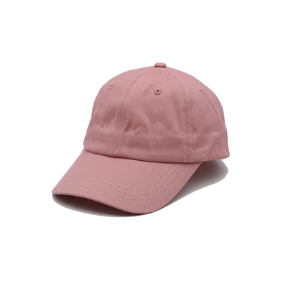 Clásico 6 Panel de algodón Béisbol Cap Visor curvado Cierre ajustable / banda de sudor