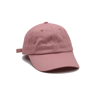Clásico 6 Panel de algodón Béisbol Cap Visor curvado Cierre ajustable / banda de sudor