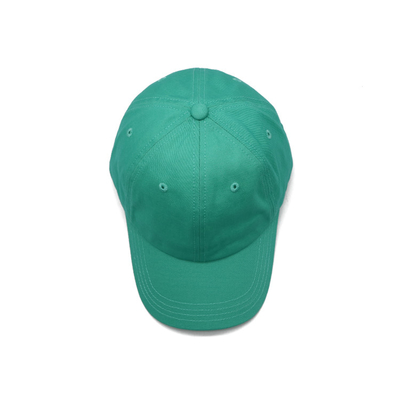 Sombrero de béisbol de algodón reforzado con logotipo bordado visor curvo y costuras a juego