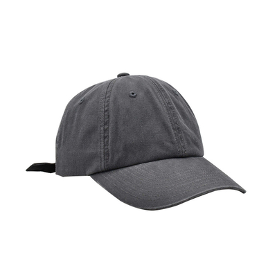 Perfil personalizado con gorra de béisbol de 6 paneles con correa ajustable y visor curvo