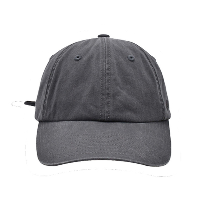 Perfil personalizado con gorra de béisbol de 6 paneles con correa ajustable y visor curvo