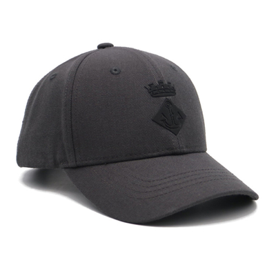 Personaliza el sombrero de béisbol de 6 paneles de algodón con forma estructurada con logotipo bordado