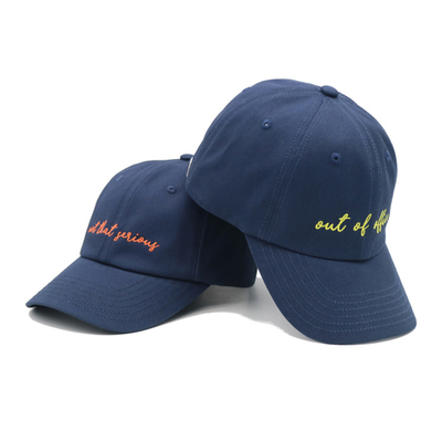 Capota de béisbol de algodón de seis paneles construido - Oculares Color personalizado