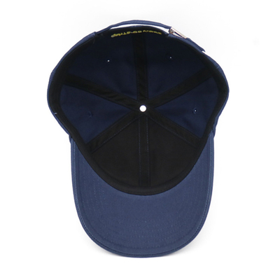 Capota de béisbol de algodón de seis paneles construido - Oculares Color personalizado