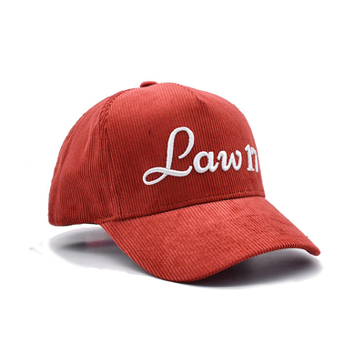 Capa de béisbol de 5 paneles con costuras reforzadas y visor curvo