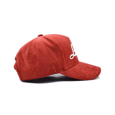 Capa de béisbol de 5 paneles con costuras reforzadas y visor curvo