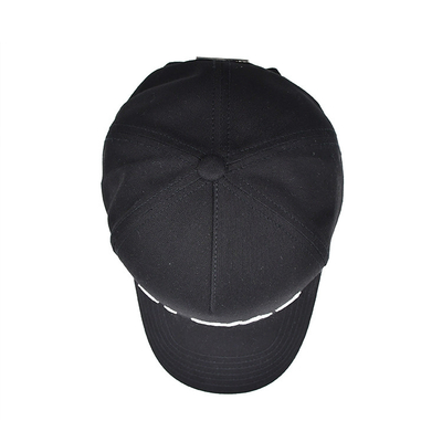 Personaliza el sombrero de béisbol de algodón de cinco paneles con visor curvo, correa ajustable y forma estructurada