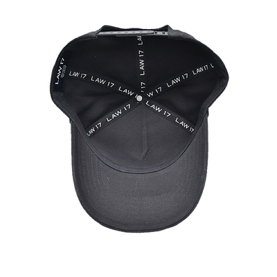 Personaliza el sombrero de béisbol de algodón de cinco paneles con visor curvo, correa ajustable y forma estructurada
