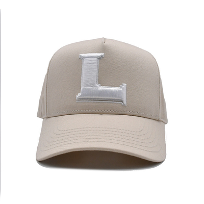 Capa de béisbol de algodón personalizable con panel frontal construido y costuras reforzadas