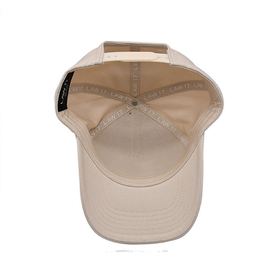 Capa de béisbol de algodón personalizable con panel frontal construido y costuras reforzadas