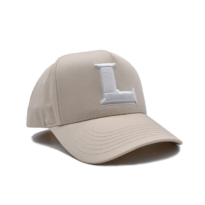 Capa de béisbol de algodón personalizable con panel frontal construido y costuras reforzadas