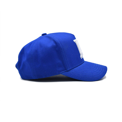 Capa de béisbol personalizada de cinco paneles con corona de perfil no estructurado y sudadera de algodón